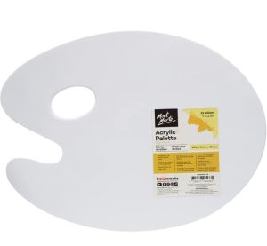 Mont Marte Reusable White Acrylic Paint Artist Palette 23x30cm/30x40cm