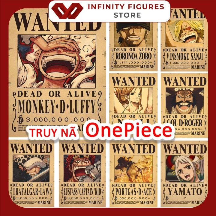 Giảm 18.000 ₫] Bộ 5 hình Poster truy nã One Piece đảo hải tặc - tháng  3/2024 - Mua Thông Minh