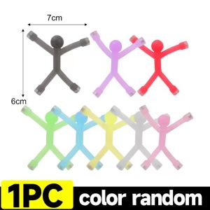 10Pcs Refrigerator Magnets Mini Man Flexible Fridge Magnetic Sticker Cute Colorful Fridge Magnet Man for Home Office Decor