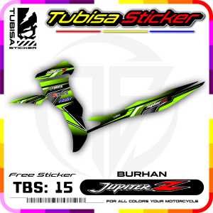 Sticker Striping Variasi Jupiter Z Burung Hantu - Stiker Striping Motor Jupiter Z. TBS.15
