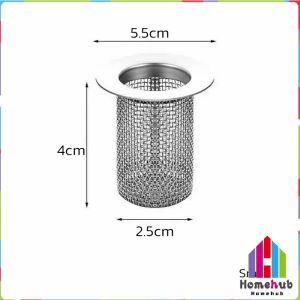 HB Multifunctional Stainless Steel Floor Drain Bathroom Sink Drain Strainer Hair Catcher Anti-clog Trap