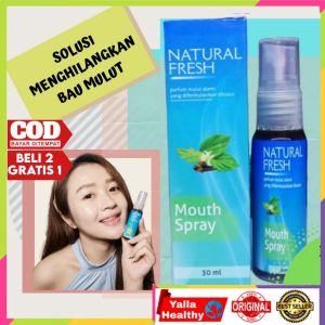 Penghilang Bau Mulut Dan Nafas Natural Fresh Mouth Spray Original Parfum Pengharum Penyegar Mulut
