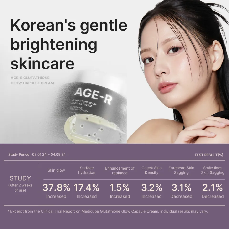 medicube glutathione glow capsule cream review medicube AGE-R Glutathione Glow Capsule Cream