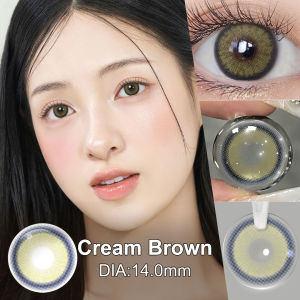 【0.00~-6.00】Magister Softlens Minus 14mm lensa kontak warna  ROZE softlens min softlens grey brown