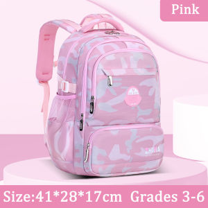 Fashion Large Capacity Kid School Bag Waterproof Back-Supporting Children Camouflage Schoolbag Backpakck