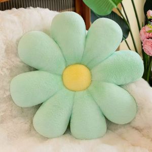 WARMIE 40cm Sunflower Pillow Plush Soft Flower Pillow Decorative Skin Friendly Daisy Seat Cushion Sofa Decor