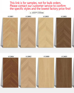 Wood tiles flooring 600*1200 All-Ceramic Wood Grain Floor Tile Imported high-end wood-grain tiles Original Wood tiles for floor Style Floor Tile  Suitable for home decoration including the living room kitchen and bedroom.