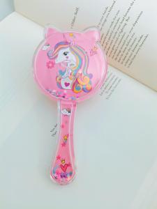 Cute Pony Hair Comb Little Girls Glittery Unique Shape Hair Brush Air Cushion Detangling Brush