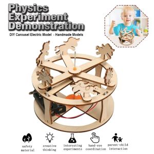 Projek RBT KSSR KSSM - STEM Reka Bentuk Teknologi Tahun 5 / Wood Merry-go-round Carousel Kit Science