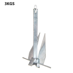 [COOLBAR]สมอเรือ 3KG /9KGBoat Anchorสมอเรือ 3KG Boat Anchor สมอเรือ สมอทราย สมอ Hot Dip Galvanized Danforth Type Anchor