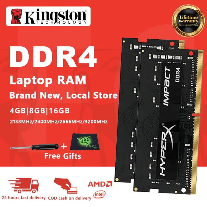 Kingston HyperX Impact DDR4 Laptop RAM SODIMM 16GB 3200MHz 1.2V Notebook Memory