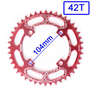 DECKAS 44T Chainring 104bcd MTB Chain Ring 42t 40/46/48/50/52T Narrow Wide Crankset Chain Wheel