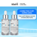 Combo 2 Dear, Klairs Tinh chất Freshly Juiced Vitamin Drop 35mL. 