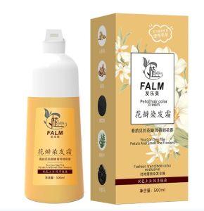 🌸Gentle Floral Hair Dye Lotion✨ Fast Coloring Vibrant & Natural Long-Lasting Color With Creamy Foam  Easy Application Hair Color Cream For Natural Look