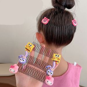 HUGHES Strawberry Bear U Shape Hair Styling Comb Melody Kuromi Fashion SpongeBob Kids