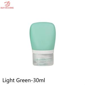 BC 30ml/60ml/90ml Silicone Travel Bottles Sub-packaging Storage Bottles Leakproof Refillable Small Sample Bottle for Shampoo Conditioner Lotion Skin Care Products