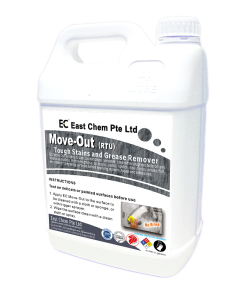 Move-Out by East Chem Sticker Stains Remover | Adhesive Remover | Exhaust Stains Remover | Smoke Stains Remover | Pencil or Permanent Marker Remover | Made in Singapore by East Chem Pte Ltd