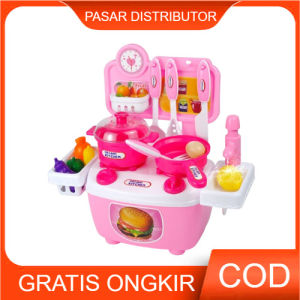 Mainan Anak 14PCS VEGETABLE & FRUIT HAMBURGER KITCHEN DREAM JM11644 Mainan Masakan Anak Alat Dapur Mainan Anak Perempuan - Mainan Anak Laki Laki