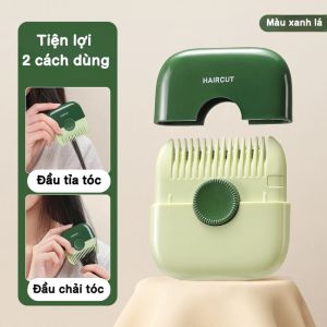 Lược Cắt Tóc Cho Bé 2 Trong 1 Giúp Cắt Tía Tóc Và Chải Tóc Lược Tỉa Tóc Cho Bé Nhỏ Gọn Mang Theo