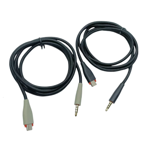 Durability PVC USB C 3.5mm Auxiliary Audios Cord for MMX150 Headphone Cable for Offer Superior Sound Transmission 120cm