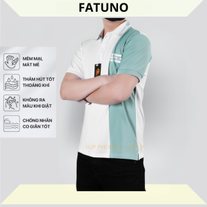 Áo Polo Nam Chất Cotton Cá Sấu Thoáng Khí Thoải Mái Phối Màu Thời Trang