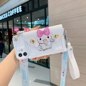 for Honor X9C X7C X6S X8 50 70 90 200 400 Lite Smart X9D X7D X6C X9B X8B X7B X6B X9A Case Soft with Cartoon Wallet + Long Lanyard