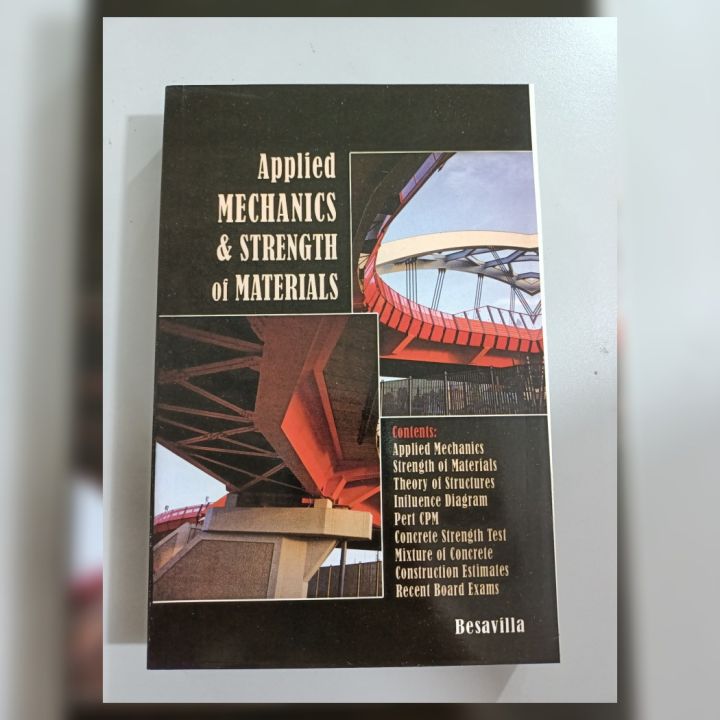 Applied mechanics strength of materials by besavilla lazada ph