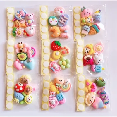 สินค้าพร้อมส่ง เรซิ่น การ์ตูน สติ๊กเกอร์ DIY 3D สติ๊กเกอร์นูน ลายการ์ตูนแก้วน้ํา 3D สามมิติ diy ตกแต่งขวดน้ำ ตกแต่งโทรศัพท์มือถือ