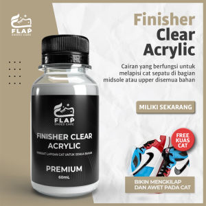 Finisher Cat Akrilik Sepatu Kulit by Flap Shoes Care