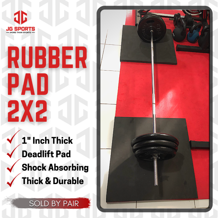 Rubber Pad/Deadlift Pad/Crash Pad/ JG Sports PH 2x2 Rubber tile/Rubber