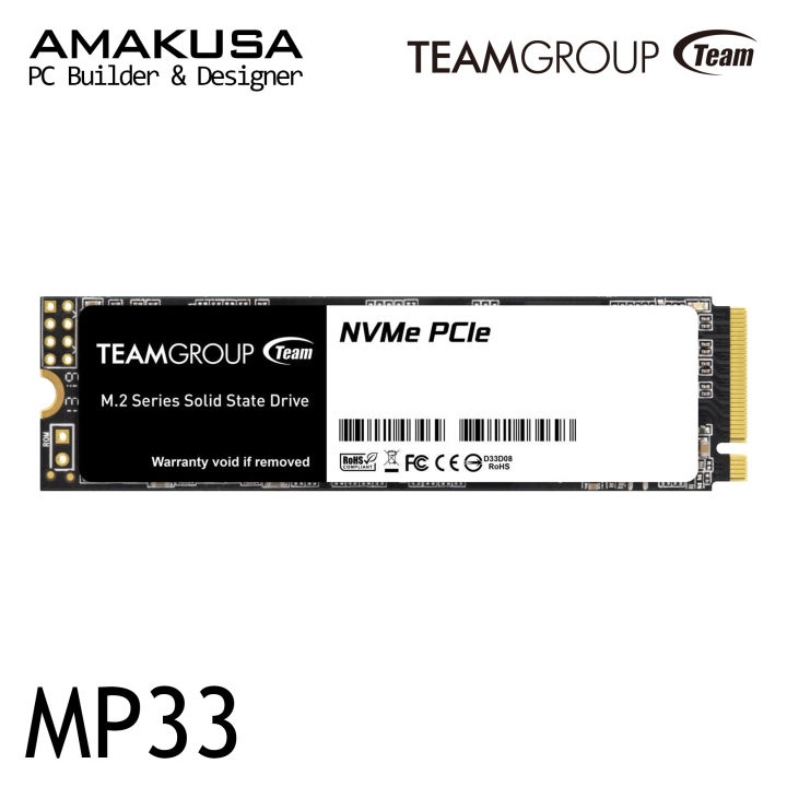 Unidad De Estado Sólido Team Group MP33 Pro NVMe 512GB / PCI Express 3 0 M 2 Tm8fpd512g0c101 Navidad