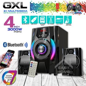 GXL GL-277TUSB 2.1 Multimedia Speaker System with USB/SD/FM/Bluetooth for Computer/TV/DVD Player/Mobile Phone