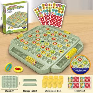 Bộ cờ lật trí nhớ nhiều màu sắc cho trẻ em học tập