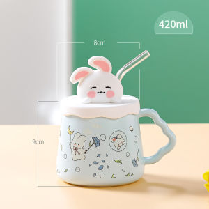 Cốc Sứ Kèm Hộp Quà Tặng Sinh Nhật Bạn Gái Bạn Thân Ly Sứ Cốc Uống Nước Hình Thỏ Cute Dễ Thương
