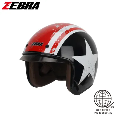 ZEBRA 603 Classic helmet Half face Motorcycle Vintage helmet Retro helmet For men and women