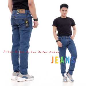 Celana panjang pria - Celana jeans skinny fit pria - Celana jeans pria terbaru / Arten Jeans Celana Panjang Denim Stretch Model Slimfit Pria Terbaru - Lazada