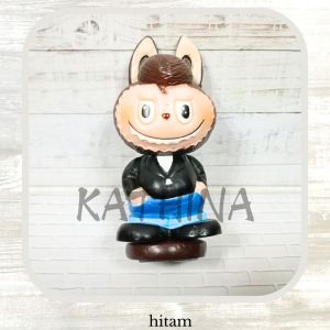 Boneka Pajangan Dashboard Mobil Boneka Labubu Variasi