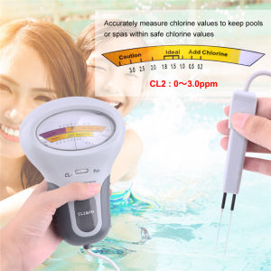 Yieryi PH Meter CL2แบบพกพาคลอรีนตกค้างเครื่องตรวจจับเครื่องวิเคราะห์คุณภาพน้ําสําหรับดื่มสระว่ายน้ําน้ําAquarium