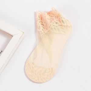 SUMMER LACE NON-SLIP INVISIBLE SHORT ANKLE GIRL SOCK THIN BREATHABLE WOMEN LOW CUT BOAT SOCKS GIRLS SOCKING SOKING PEREMPUAN WANITA B