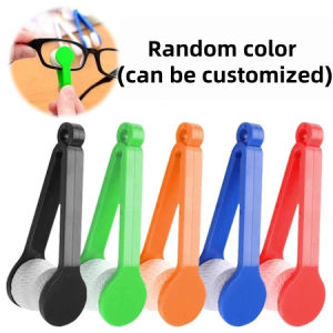 【Cod】20Pcs wholesale Eyeglass Microfiber Brush Cleaner