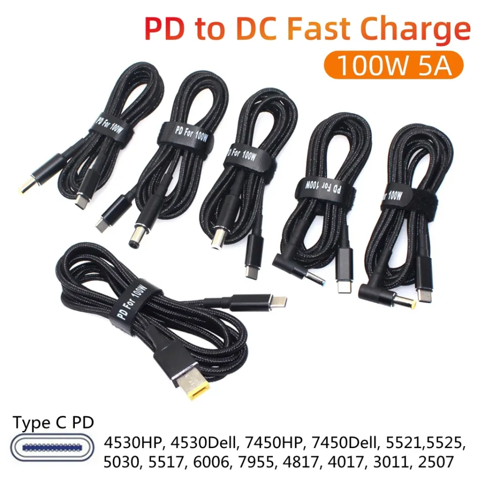 45W 65W 90W 100W USB Type C PD Charging Cable Cord USB C Plug