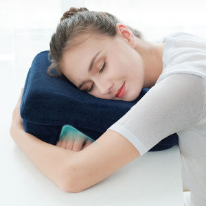 โฟมหน่วยความจำหมอนหนุนสำหรับพนักพิงศีรษะรองคอเบาะพักผ่อนที่สำนักงานหมอนพักกลางวันOrthopedicโต๊ะนักเรียนSleeping