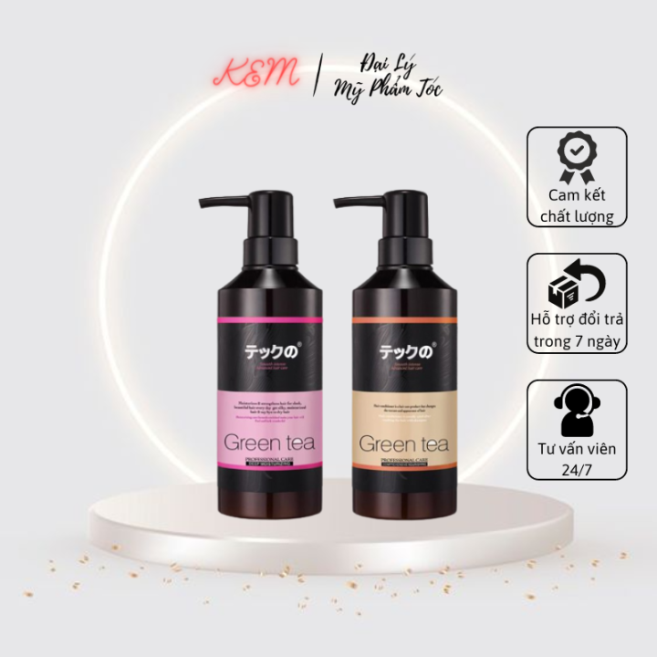 Dầu gội đầu Green Tea Nhật Bản 780ML *2 - Dầu Gội Cặp Trà Xanh Chiết Xuất Từ Thiên Nhiên Chính Hãng [RẺ VÔ ĐỊCH]