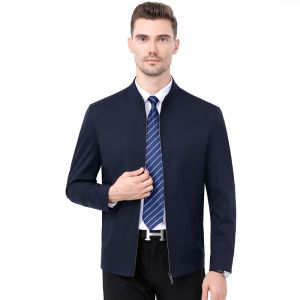 Mens Executive Jacket With Lapel Executive Business Loose Lapel Thin Jacket Large Size Sport Jacket