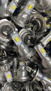 LED Car Headlight Fog Light Bulb H7 3570 80W 6500K High Brightness for Automotive Front Lighting
