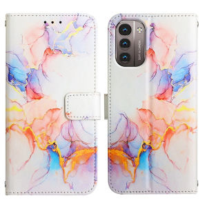 Luxury Casing For Nokia G11 G21 C02 G22 C32 C22 C12 Plus C12 Pro C31 X30 G20 G10 6.3 Retro Wallet Card Slot Soft Marble Leather Flip Cover Phone Case