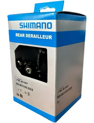 Shimano Alivio RD-M3100-SGS 9-speed Rear Derailleur with BOX