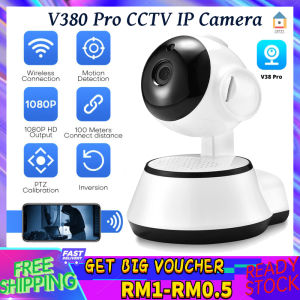 【Malaysia Spot Sale】V380 Pro CCTV IP Camera WIFI Home Security Camera Wireless Audio Pet Baby Monitor With IR Night Vision 高清监控摄像头闭路电视