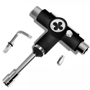 INGER Portable T-shape Multifunctional Heavy Duty Wrench Skateboard Repair Tools Skate Tool Skateboard Tool Skateboards Wrench