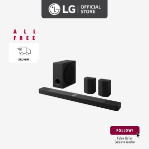 [Free $100 Grocery e-Voucher] LG Dolby Atmos Home Theatre Soundbar S95TR 9.1.5ch 810W Meridian Sound | AI Room Calibration Pro